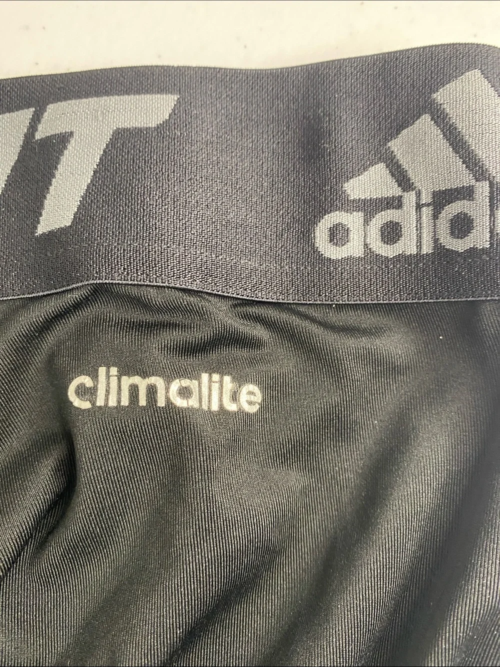 Adidas Black Techfit Compression 3/4 Training Tights